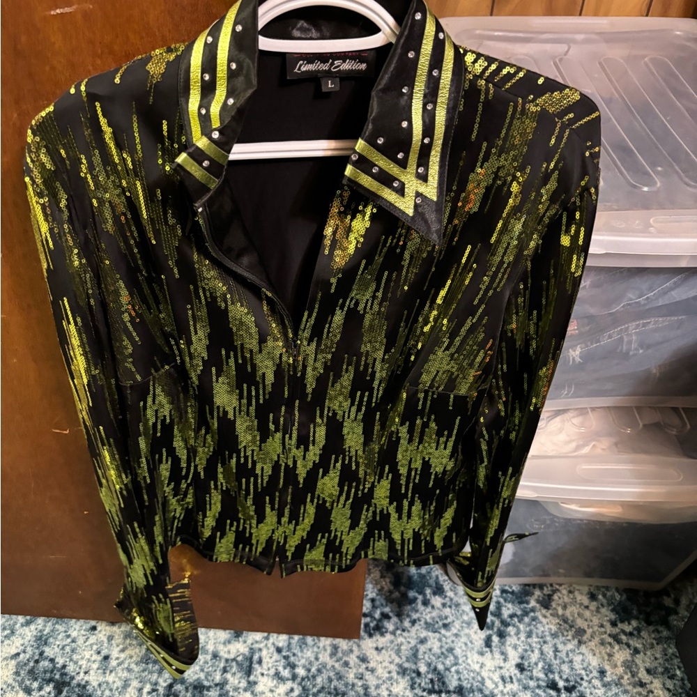 Limited Edition Black and Green Women's Jacket